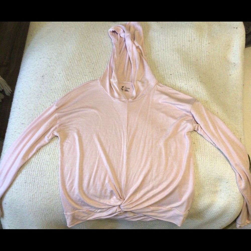 A zella blush pink, light weight sweatshirt.